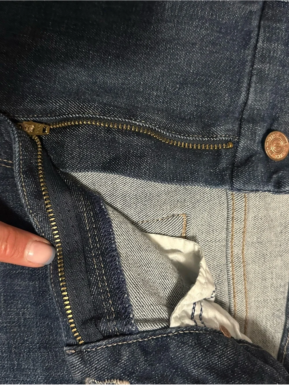 Mother jeans the looker crop in switch it up High-Rise Women's Jeans 32 - Picture 7 of 14